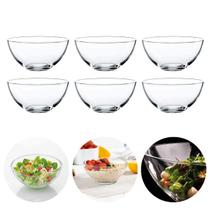 Jogo Sobremesa Vidro Cumbuca Tigela Pote Bowl 6 Peças 365ml