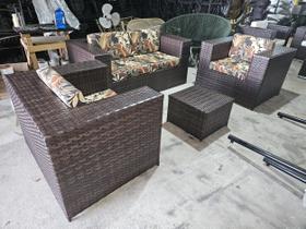 Jogo Sofá Poltronas Quadrado Area Externa Jogo Sofá Poltronas Quadrado Area Externa