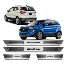 Jogo Soleira de Porta Aco Inox Ford Ecosport 2013 a 2019