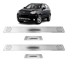 Jogo Soleira de Porta Captiva 2008 2009 2010 2011 2012 2013 Cromado Escovado Personalizada