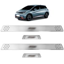 Jogo Soleira de Porta Dolphin 2023 2024 2025 Cromado Escovado Personalizada