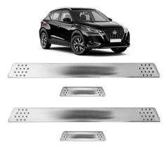 Jogo Soleira de Porta Kicks 2017 2018 2019 2020 2021 2022 2023 2024 2025 Cromado Escovado Personalizada Jogo Soleira de Porta Kicks 2017 2018 2019 2020 2021 2022 2023 2024 2025 Cromado Escovado Personalizada