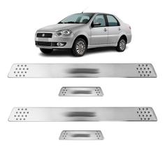 Jogo Soleira de Porta Siena G1 1997 1998 1999 2000 Siena G2 2001 2002 2003 2004 2005 2006 Cromado Escovado Personalizada Jogo Soleira de Porta Siena G1 1997 1998 1999 2000 Siena G2 2001 2002 2003 2004 2005 2006 Cromado Escovado Personalizada