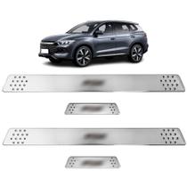 Jogo Soleira de Porta Song Pro 2025 Cromado Escovado Personalizada Jogo Soleira de Porta Song Pro 2025 Cromado Escovado Personalizada