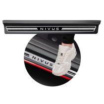 Jogo Soleira Premium Elegance Nivus 2020 em Diante - 4 Portas ( Vinil + Resinada 8 Peças ) Jogo Soleira Premium Elegance Nivus 2020 em Diante - 4 Portas ( Vinil + Resinada 8 Peças )