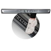 Jogo Soleira Premium Elegance Renault Clio 2013 a 2017 - 4 Portas ( Vinil + Resinada 8 Peças ) Jogo Soleira Premium Elegance Renault Clio 2013 a 2017 - 4 Portas ( Vinil + Resinada 8 Peças )