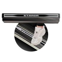 Jogo Soleira Premium Elegance Strada 2020 2021 2022 2023 2024 Cabine Dupla - 4 Portas ( Vinil + Resinada 10 Peças ) Jogo Soleira Premium Elegance Strada 2020 2021 2022 2023 2024 Cabine Dupla - 4 Portas ( Vinil + Resinada 10 Peças )