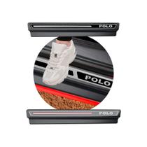 Jogo Soleira Premium Elegance Vw Polo 2018 em Diante - 4 Portas ( Vinil + Resinada 8 Peças ) Jogo Soleira Premium Elegance Vw Polo 2018 em Diante - 4 Portas ( Vinil + Resinada 8 Peças )