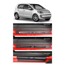 Jogo Soleira Premium Elegance Vw Up 2014 a 2021 - 4 Portas ( Vinil + Resinada 8 Peças )