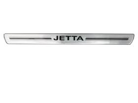 Jogo Soleira Premium Vw Jetta 2011 A 2018 Preto Elegance