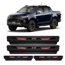 Jogo Soleira Proteção Porta Gm S-10 S10 20 2021 2022 Sport