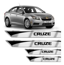 Jogo Soleira Resinada Gm Cruze Hatch Sedan 12 A 18 Escovado Jogo Soleira Resinada Gm Cruze Hatch Sedan 12 A 18 Escovado