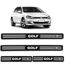 Jogo Soleira Resinada Golf TSI Preto em Alto Brilho Mod Orig Jogo Soleira Resinada Golf TSI Preto em Alto Brilho Mod Orig