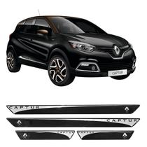 Jogo soleira resinada renault captur 4 peças Jogo soleira resinada renault captur 4 peças