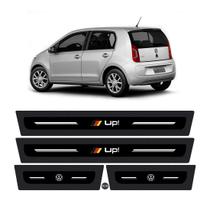 Jogo soleira resinada vw up + blackout (8 peças)