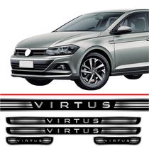 Jogo soleira Resinado Porta carro Virtus 2018 a 2025