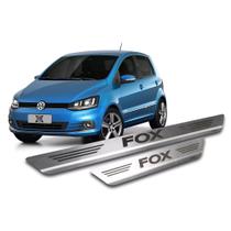 Jogo Soleiras de Portas 4 Peças Carro Volkswagen Fox 06 a 22