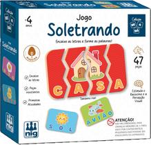 Jogo Soletrando, Madeira Be a Bá, Nig Brinquedos