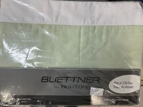 Jogo solteiro reffinata plus menta/branco 3pc buettner by bouton