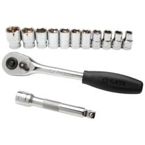 Jogo Soq. Enc 1/2 13 Pc 10 a 24 mm Sextavado ST09525G - SATA Jogo Soq. Enc 1/2 13 Pc 10 a 24 mm Sextavado ST09525G - SATA