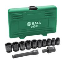 Jogo Soq. Impacto Enc 1/2 10/24mm Sextavado 12Pc St09009Sj - SATA