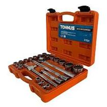 Jogo Soquete 1/2 08 A 32 22Pcs Estriado Tonnus