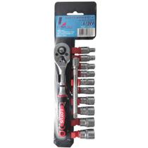 Jogo Soquete 1/4 - 4 a 13 - 12 Peças Lotus