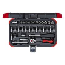Jogo Soquete 1/4 De 4 A 13mm 33 Peças Gedore Red R49003033