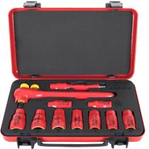 Jogo Soquete 11Pcs 1/2" 10-24Mm Com Mala Vde Unior 612678