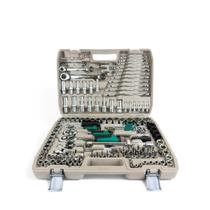 Jogo Soquete 150 Pçs Catraca Chave Manual C/Maleta Completa Jogo Soquete 150 Pçs Catraca Chave Manual C/Maleta Completa