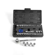 Jogo Soquete 40 PÇS + Micro Retifica Bivolt 3,6V