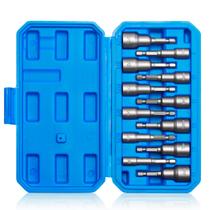 Jogo Soquete Bits Canhão Magnético Para Parafusadeira 12 Peças