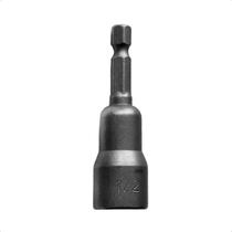 Jogo Soquete Canhão Sextavado 1/2X65mm Cromo Vanádio 5pçs Jogo Soquete Canhão Sextavado 1/2X65mm Cromo Vanádio 5pçs