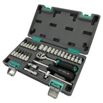 Jogo Soquete Catraca 1/4 Com 29 Peças Maleta Stels