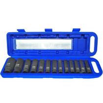 Jogo Soquete de Impacto Curto 10 a 32mm Pro-1032k 13 Peças PDR