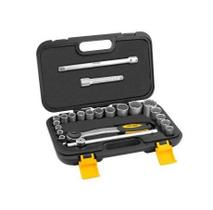Jogo Soquete Estr Enc 1/2" Jg 08a32mm 22pc Vonder
