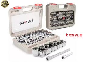 Jogo soquete estriado 1/2" mayle 23pc 8-32mm