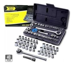 Jogo Soquete Fertak 3/8" Sextavado C/40PCS - 4820