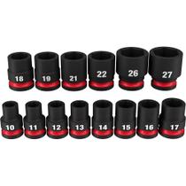 Jogo soquete impacto encaixe 1/2" curto 14 pcs 49-66-7013 milwaukee Jogo soquete impacto encaixe 1/2" curto 14 pcs 49-66-7013 milwaukee