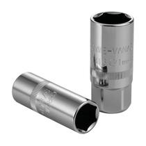 Jogo Soquete Para Vela Com Encaixe De 1/2" - 16 E 21 Mm Com - 2 Pçs - 405,0109 Jogo Soquete Para Vela Com Encaixe De 1/2" - 16 E 21 Mm Com - 2 Pçs - 405,0109