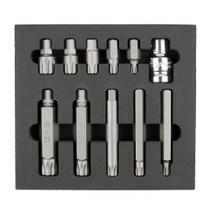 Jogo Soquete Ponta Multidentada 1/2" Eda Profissional 11 Peças M8 a M16