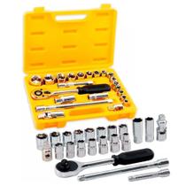 Jogo Soquete Sext 10 A 32Mm Enc 1/2Pol 22Pçs 08533 Titanium