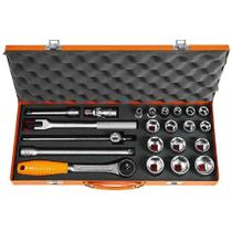 Jogo Soquete Sextavado 1/2'' - 22 Peças (44832/423) - Tramontina Pro