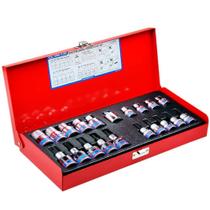 Jogo soquete tipo torx c/ 20 pçs 3/8pol-1/2pol king tony