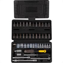 Jogo Soquete Titanium C/Catraca 48Pc - RCD