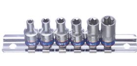 Jogo Soquete Torx Femea 1/4 Com 6 Pçs King 2106pr