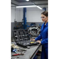 Jogo Soquetes 8-32mm 1/2pol 32 Peças Profissional