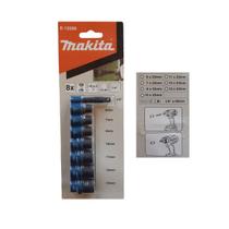 Jogo Soquetes De Impacto 1/4 08 Pecas Makita E-12289