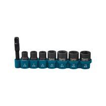 Jogo Soquetes Impacto 1/4'' 8Peças Makita E-12289