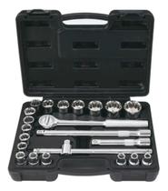 Jogo Soquetes Stanley Stmt81242-840 8 A 32mm 1/2 22pçs